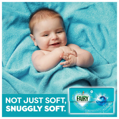 Fairy laundry pods with fabric softness benefits