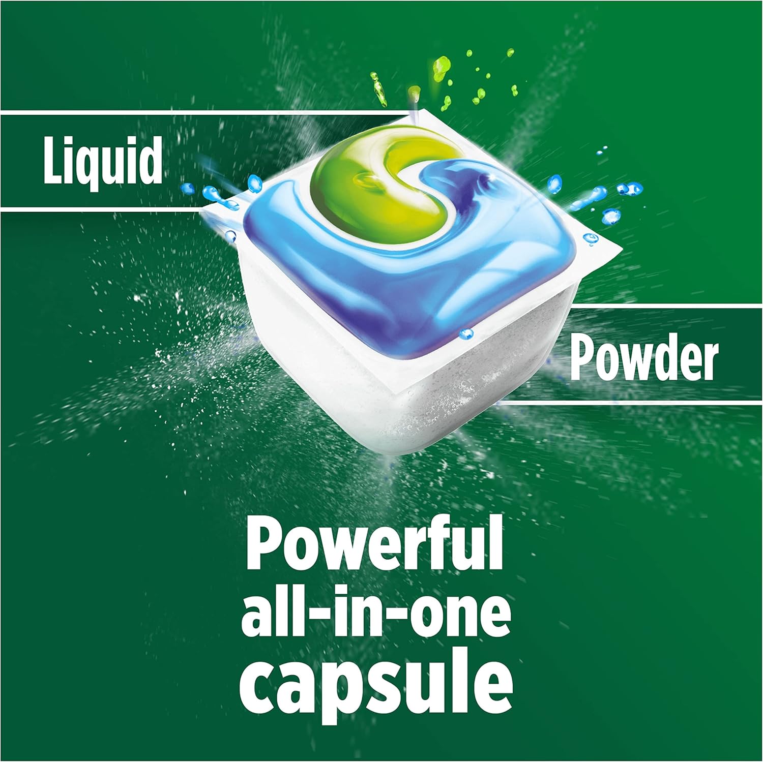 Sparkling clean dishes with Fairy All-in-One Dishwasher Tablets