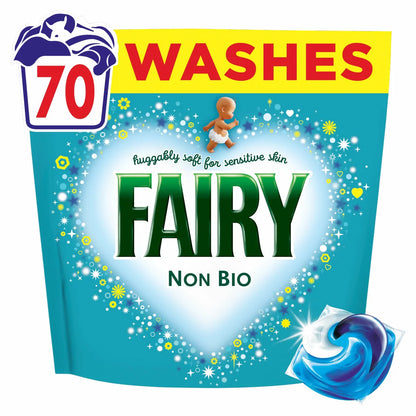 Fairy laundry capsules designed for sensitive skin