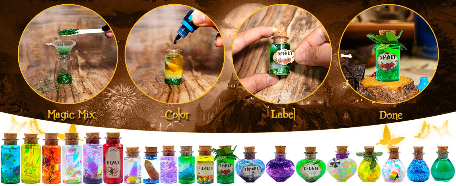 Fairy potion making kit for boys and girls
