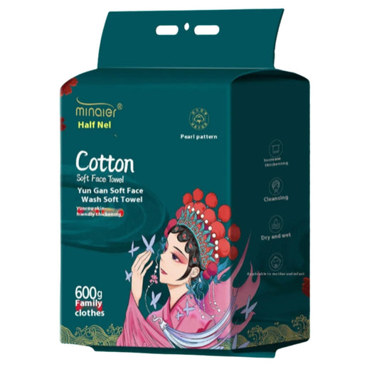 Family pack disposable face wash towels 600g with 160 sheets