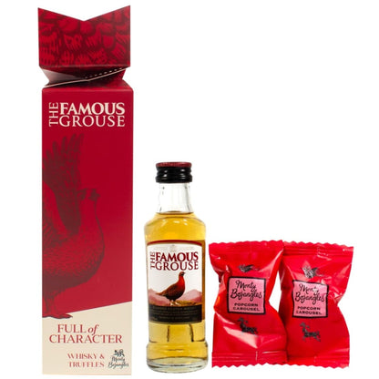 The Famous Grouse 5cl and Monty Bojangles Cracker Gift Set