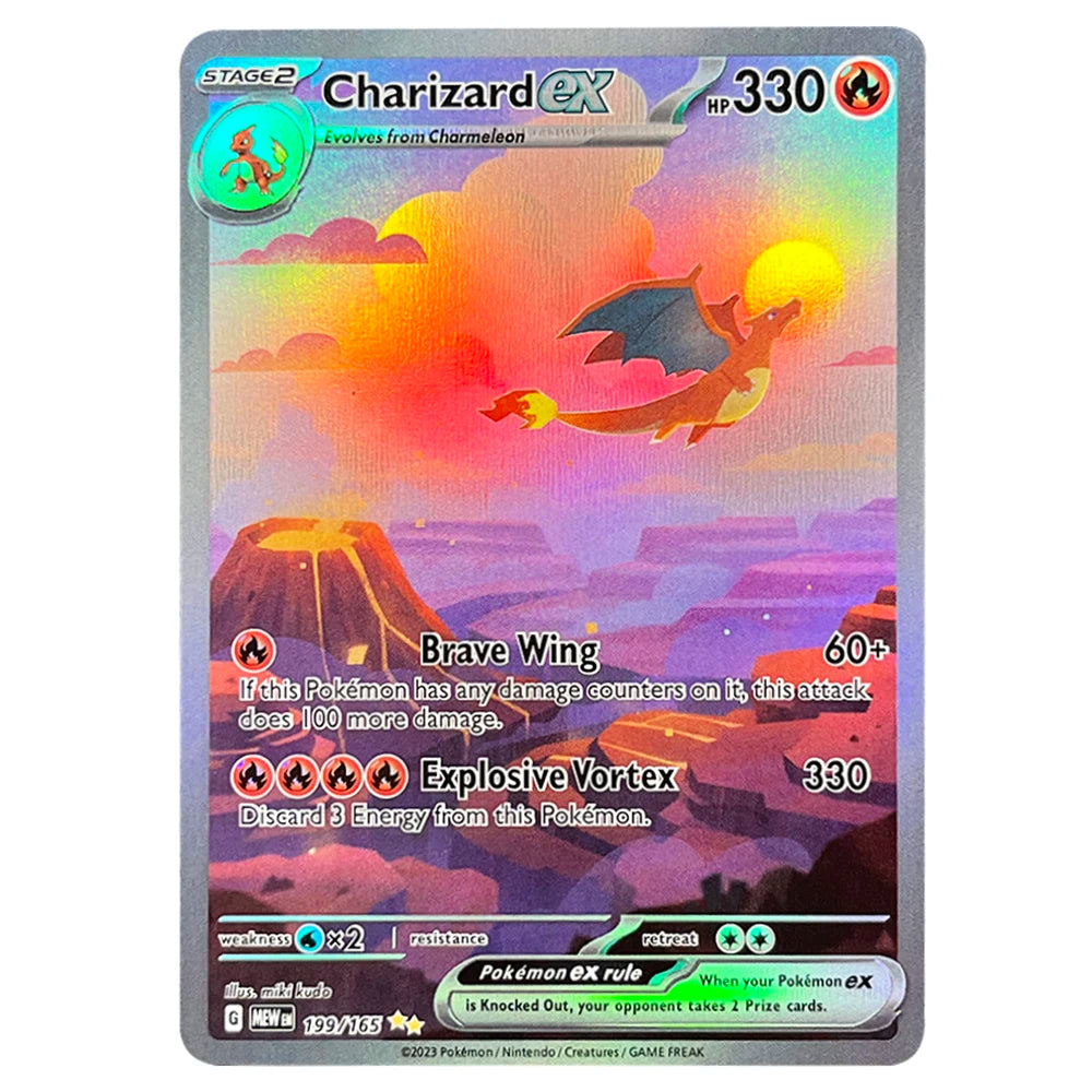 Shiny holographic battle style card collection pack