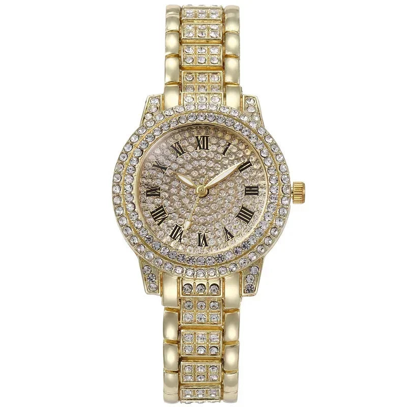 Fashion rhinestone watch suitable for girls