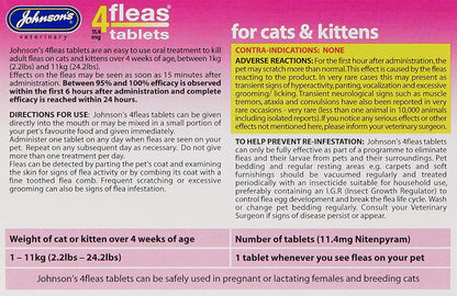 flea treatment tablets for cats 6 pack