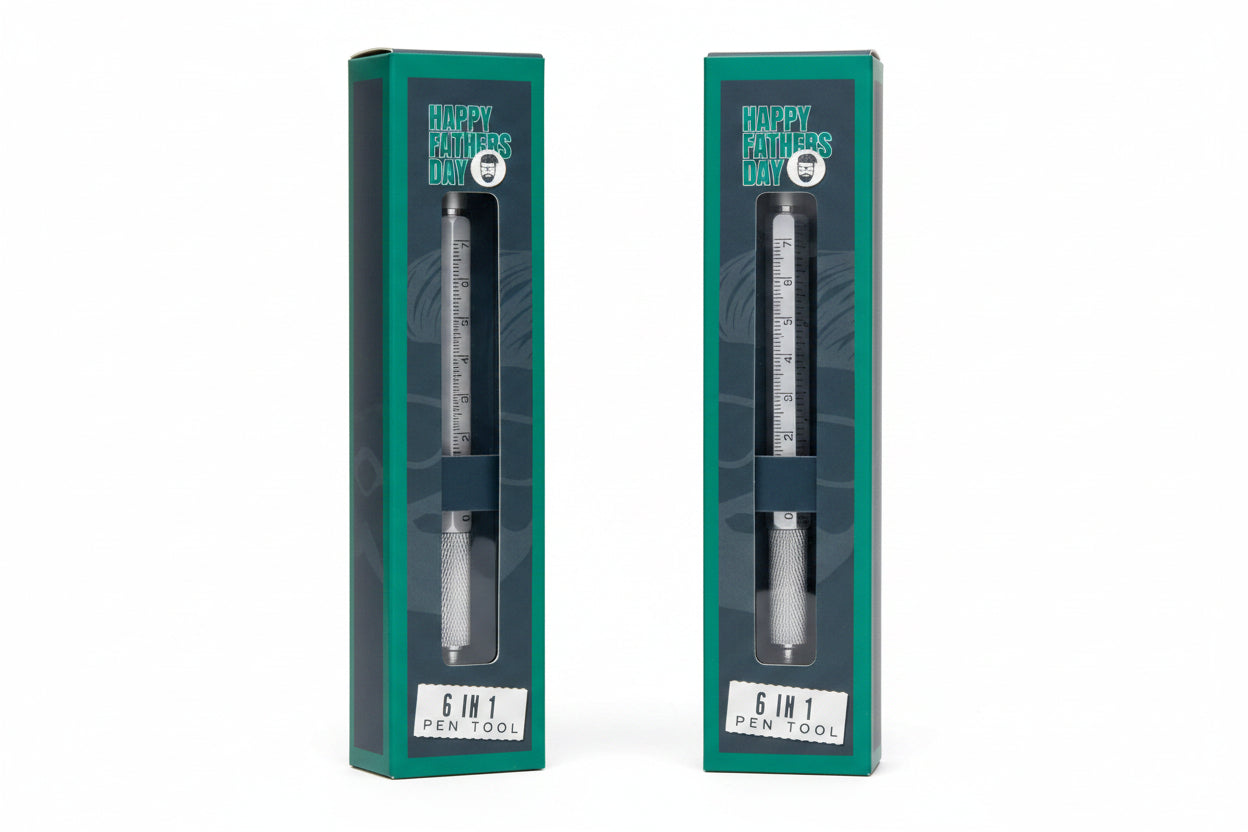 Father's Day 6-in-1 multi tool pen twin pack