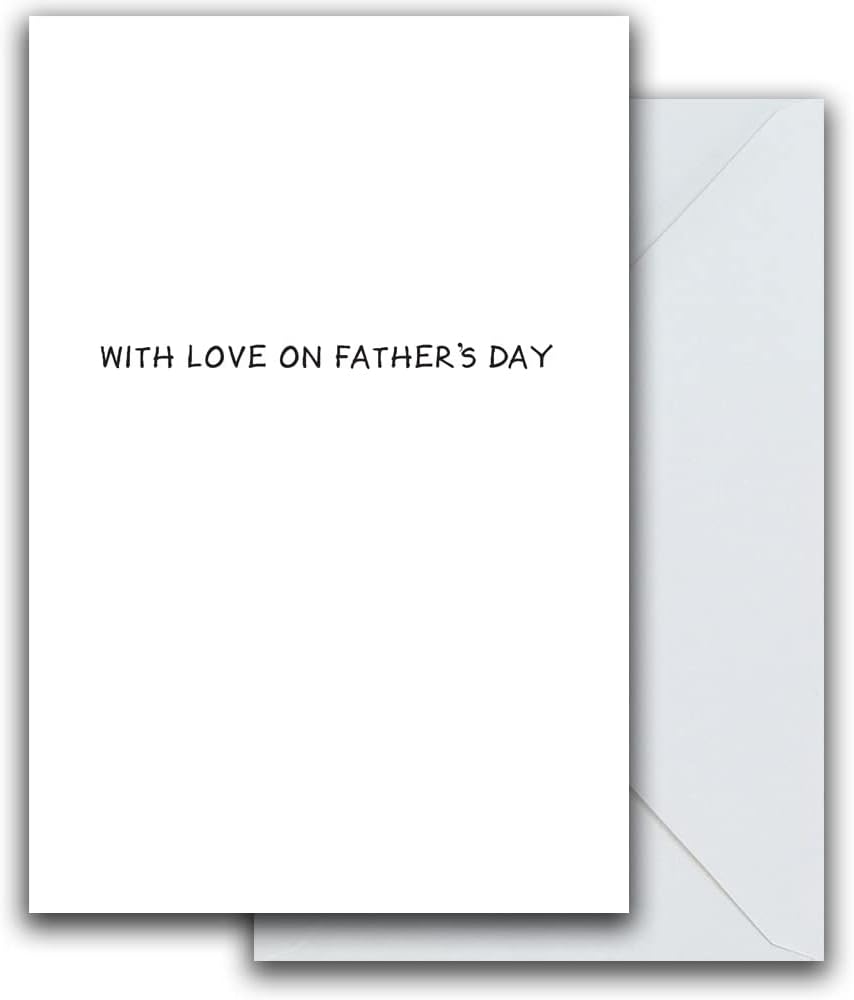 Set of 2 Father’s Day cards with funny messages — perfect for lighthearted fathers day gifts