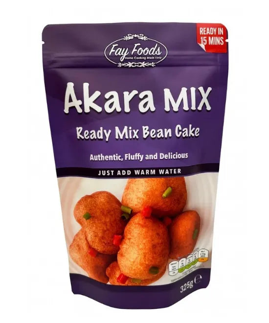 Fay Foods Akara Ready Mix 325g for quick Nigerian bean cakes