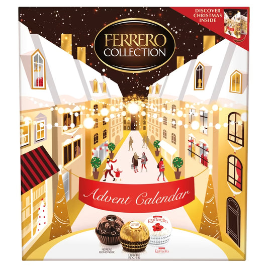 Ferrero Collection Advent Calendar 259g with Ferrero Rocher, Rondnoir, and Raffaello chocolates
