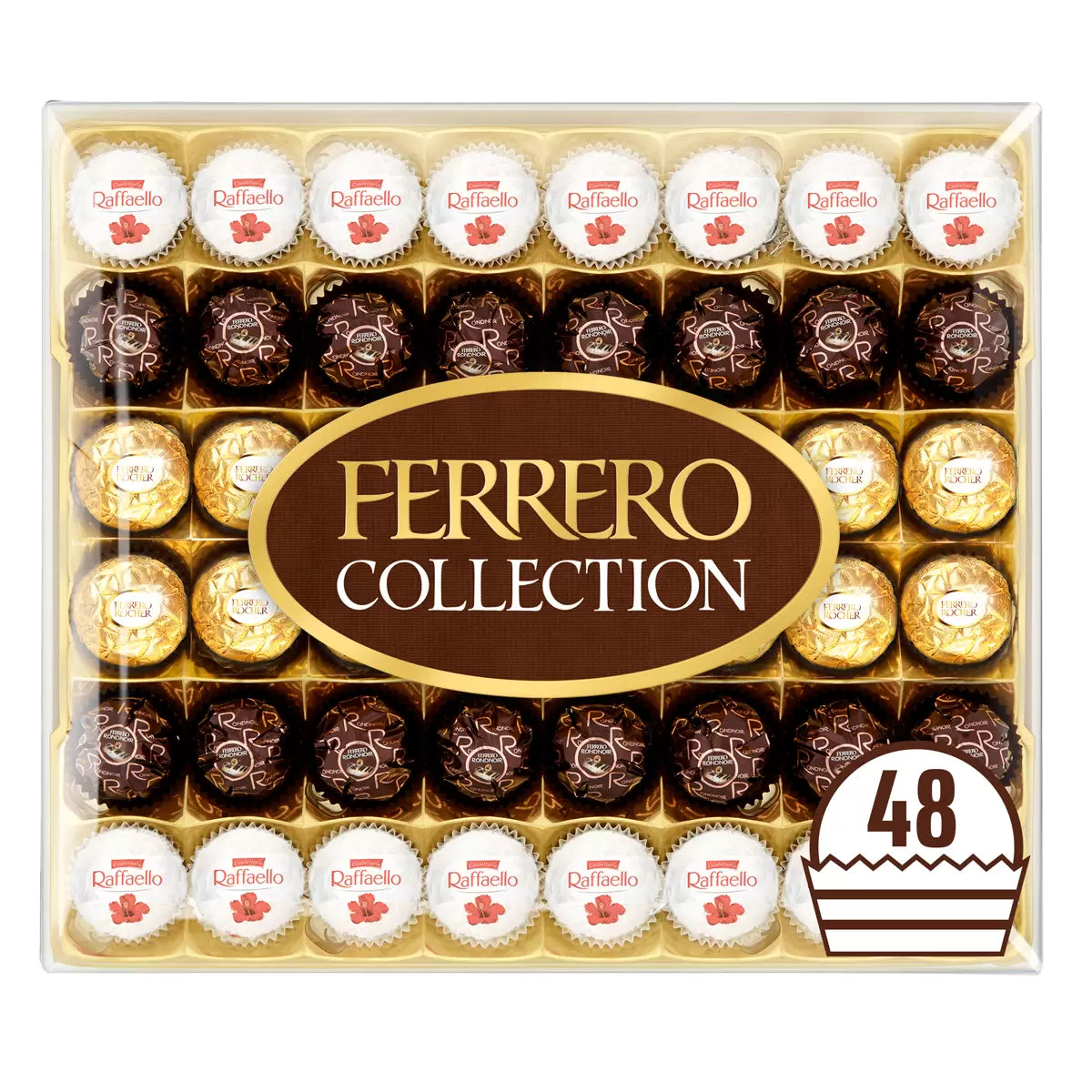 Ferrero Rocher 48-piece chocolate collection gift box, 518g