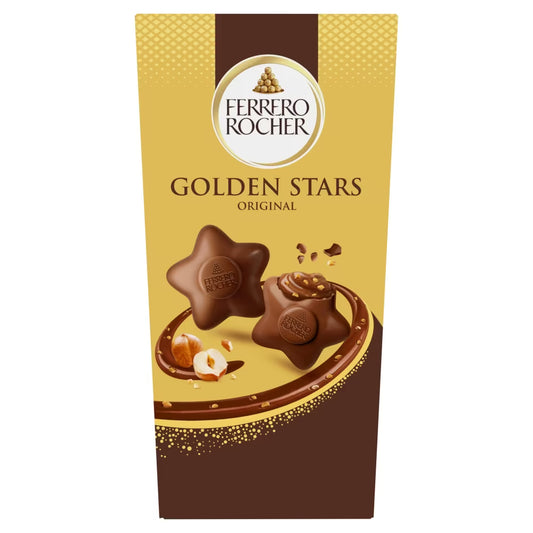 Ferrero Rocher Golden Stars 115g milk chocolates gift box