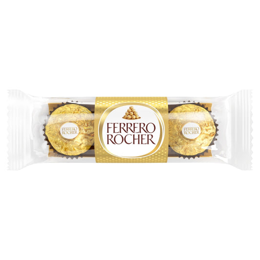 Ferrero Rocher milk chocolate pralines 3 pieces