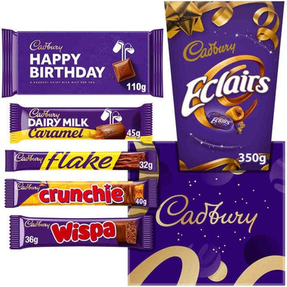 Festive Cadbury chocolate gift for birthdays