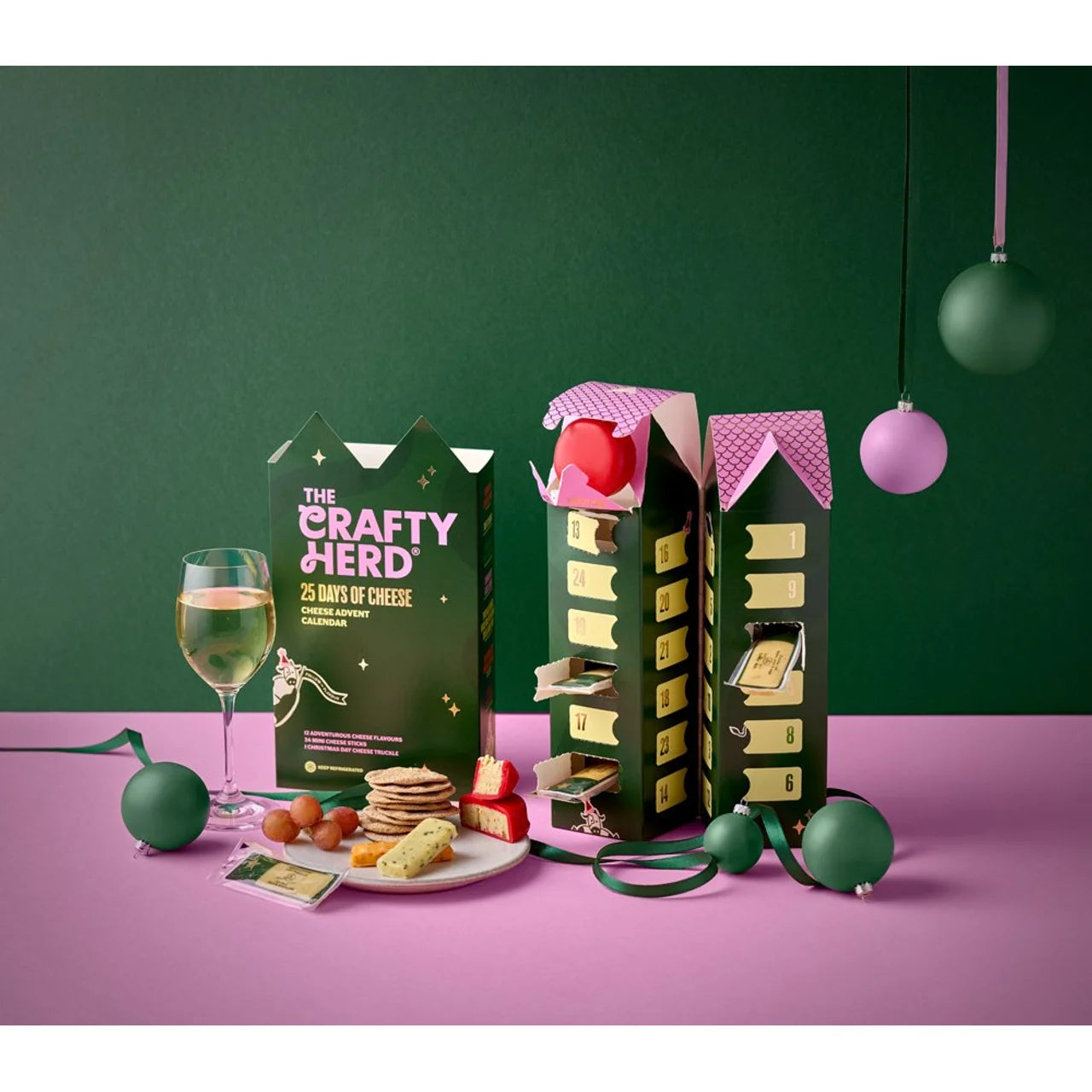 Perfect holiday gift or indulgent cheese countdown for cheese enthusiasts