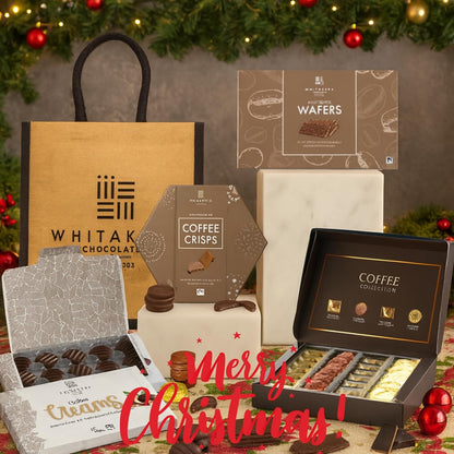 Festive chocolate gift hamper with premium Whitakers treats