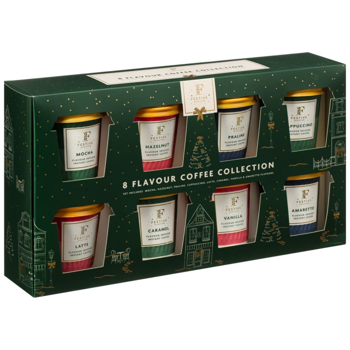 Festive Selection Coffee Collection Gift Set 8 Pack