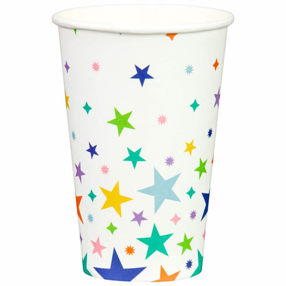 Festive disposable paper cups for celebrations