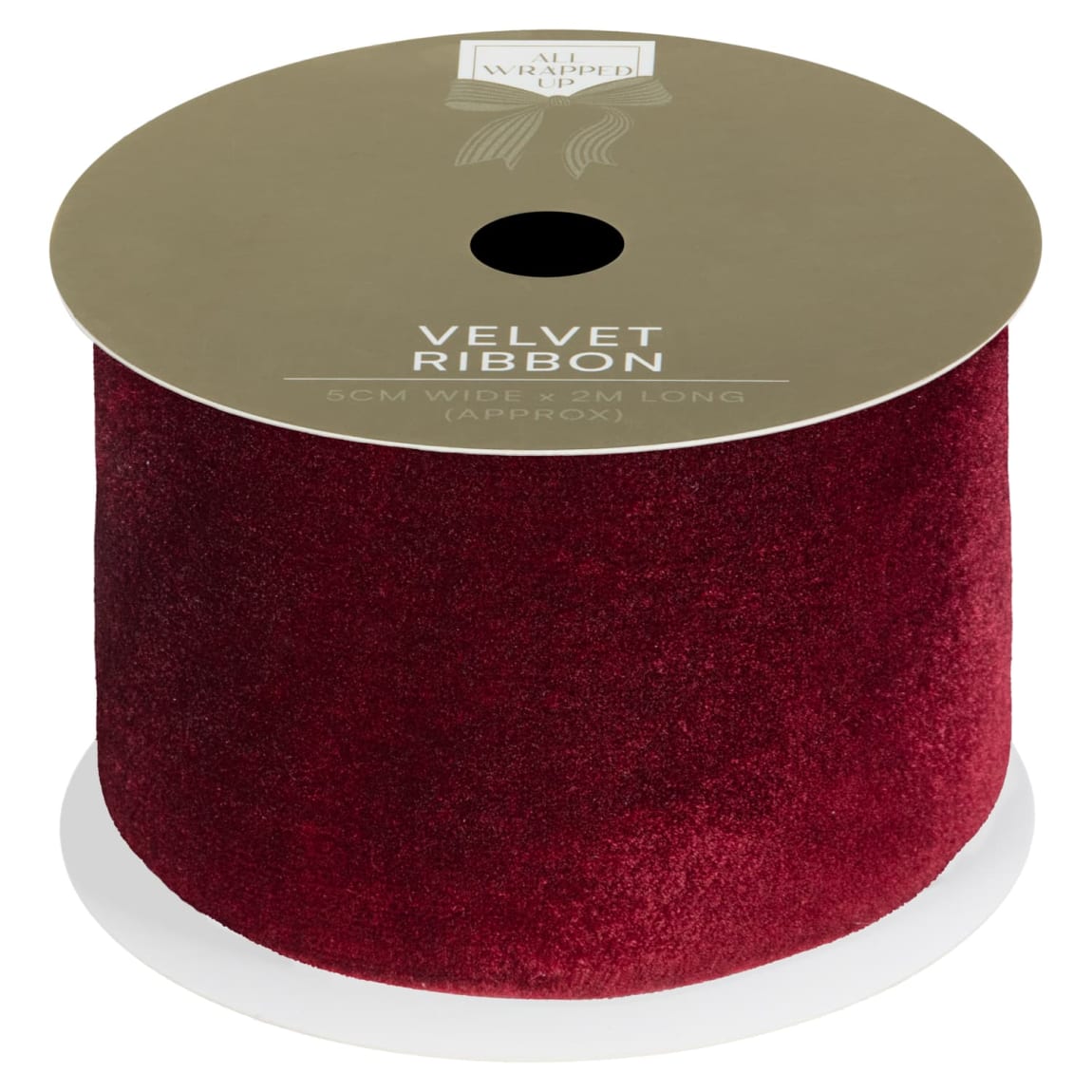 Assorted colour velvet ribbon for Christmas presents