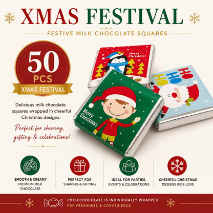 Luxury bulk festive chocolate selection for hospitality use