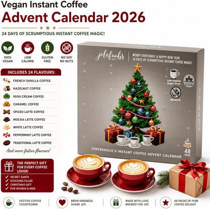Low calorie instant coffee Christmas gift for adults