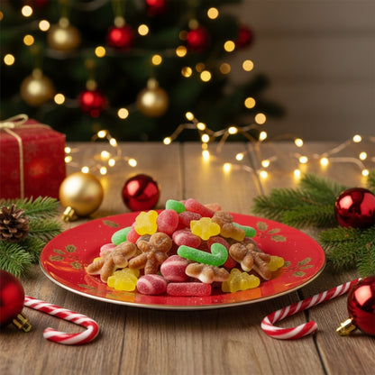 Festive pick and mix jelly sweets ideal for Christmas celebrations