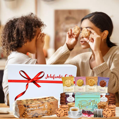 Elegant festive tea hamper for friends and family