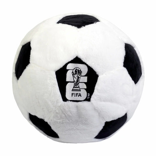 FIFA World Cup black and white football cushion 40x40cm