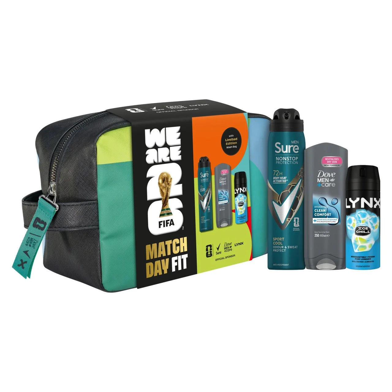 FIFA inspired men’s washbag grooming gift set