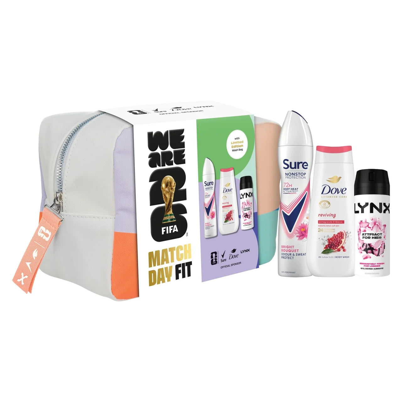 FIFA inspired women’s washbag grooming gift set