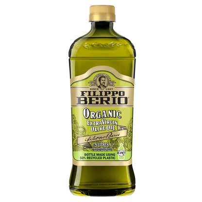 Filippo Berio Organic Extra Virgin Olive Oil 1.5L bottle