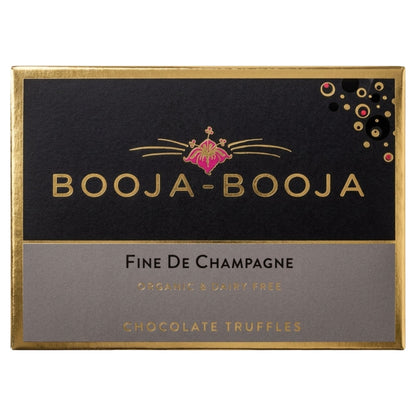 Luxury vegan truffles with champagne flavour filling