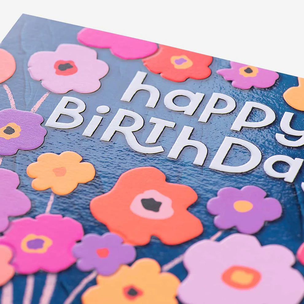 Floral Stripe Vase Birthday Card, a stylish pick from our birthday cards collection and a lovely option among birthday card greeting cards.