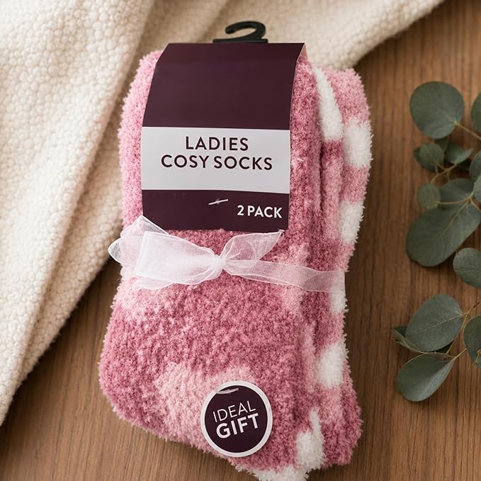 Soft warm women’s bed socks for home and relaxation