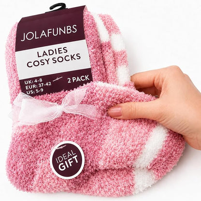 Warm fluffy socks for cold weather home wear