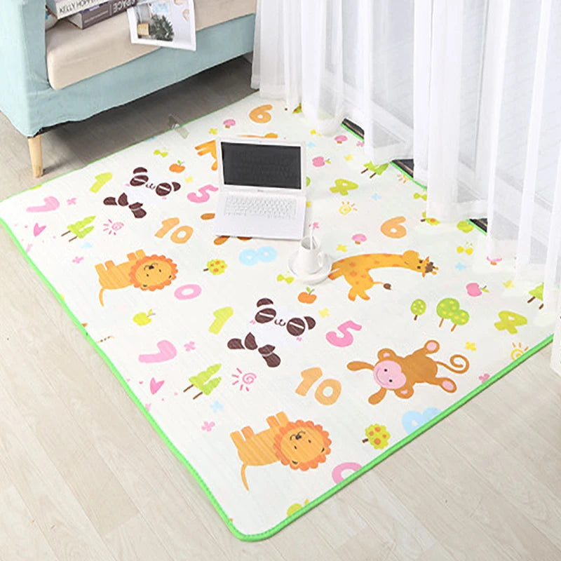 Baby play mat EPE foam waterproof aluminium backing 120 90cm