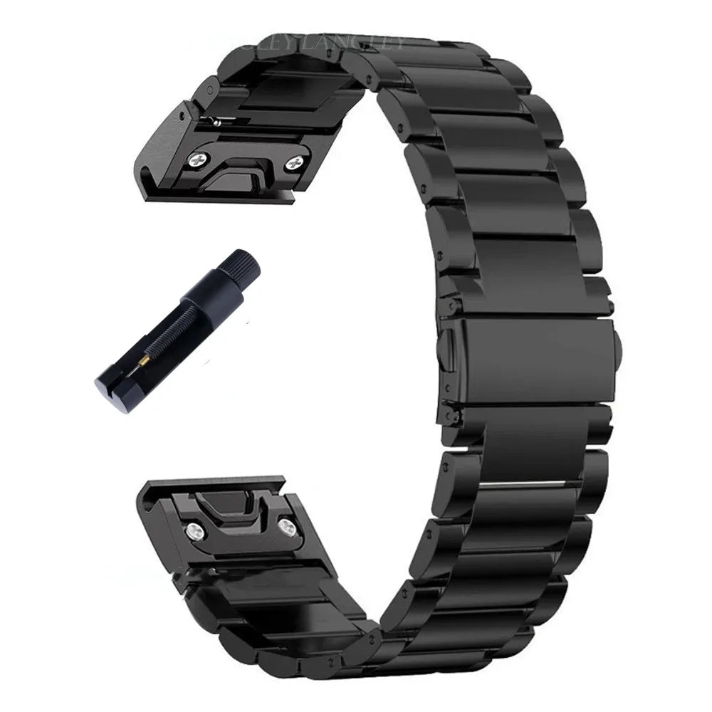 Garmin stainless steel watch band adjustment tool included installation