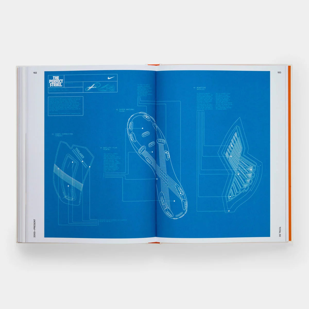 Sports design book exploring iconic Nike football boots