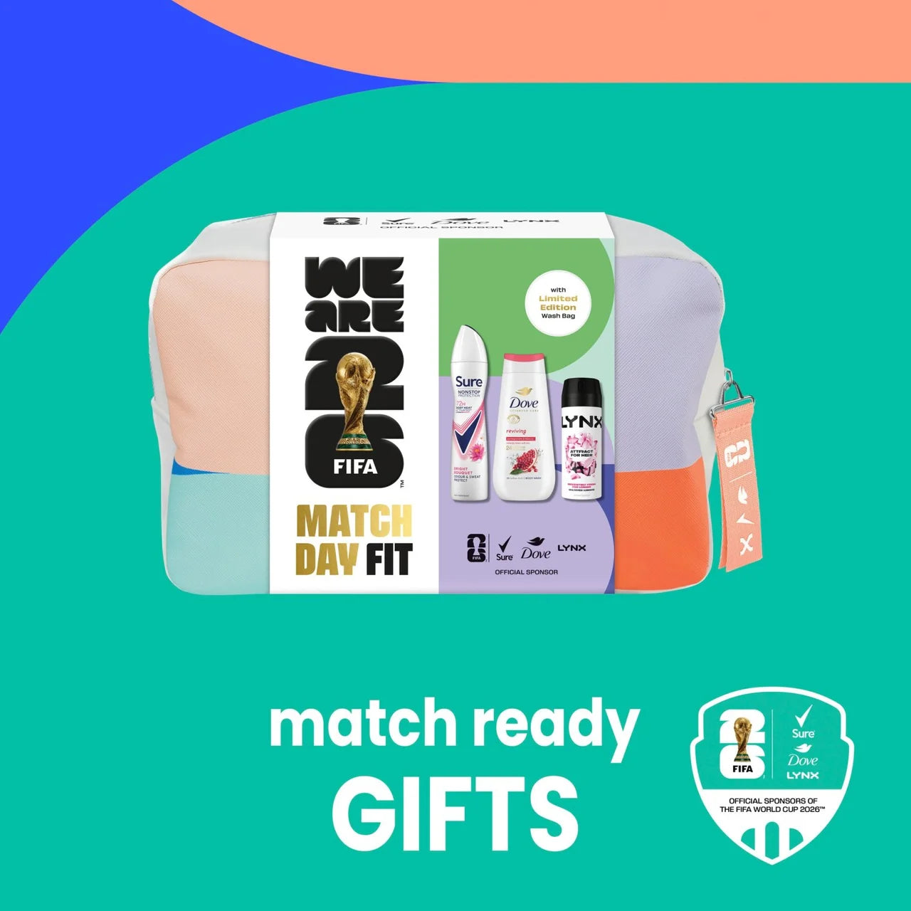 Football inspired women’s hygiene gift box set