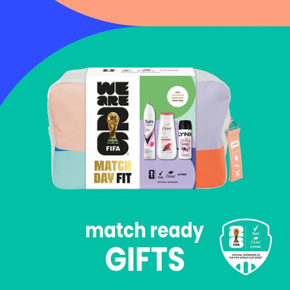 Football inspired women’s hygiene gift box set