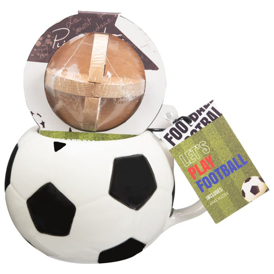 Football Mug & Puzzle Set – fun gift for football enthusiasts