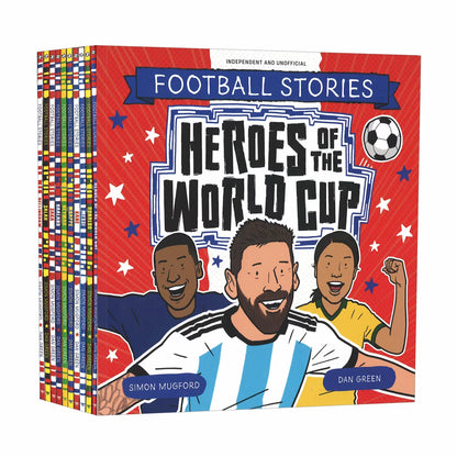 Football Stories 10 book collection featuring top players