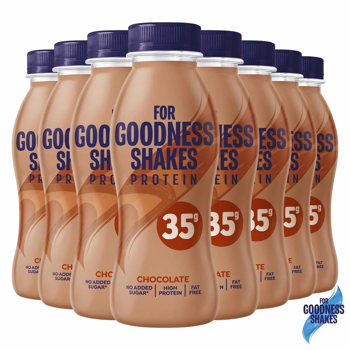 For Goodness Shakes Protein Chocolate 35g 8 x 330ml