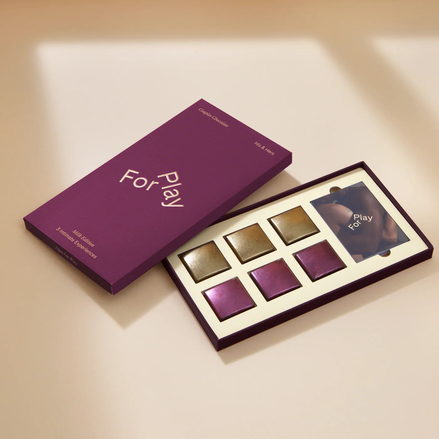 For Play Milk Couples Chocolates His & Hers Adults Only