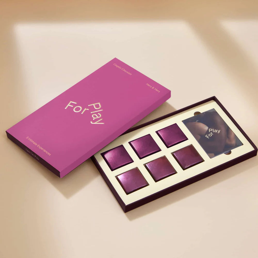 Hers & Hers chocolate with ashwagandha, fenugreek, ginseng