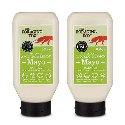 The Foraging Fox Avocado & Lemon Mayo 2 x 600g jars