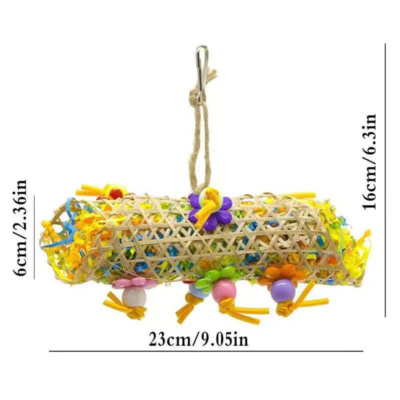 Random colour foraging toys for parrots
