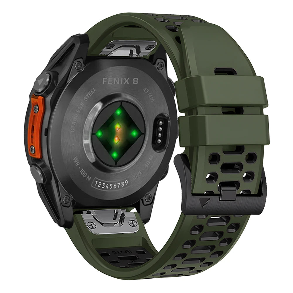 Garmin QuickFit silicone band all 11 colour combinations
