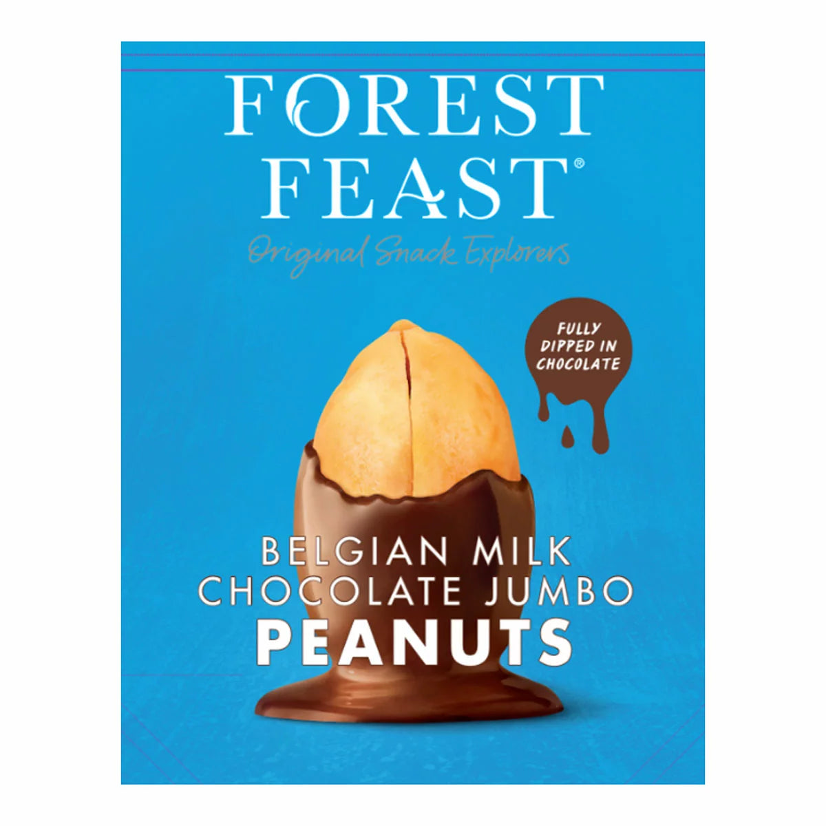 Forest Feast Belgian milk chocolate peanuts 1kg pack