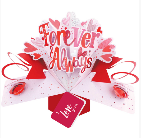 Pop up card that springs to life when opened