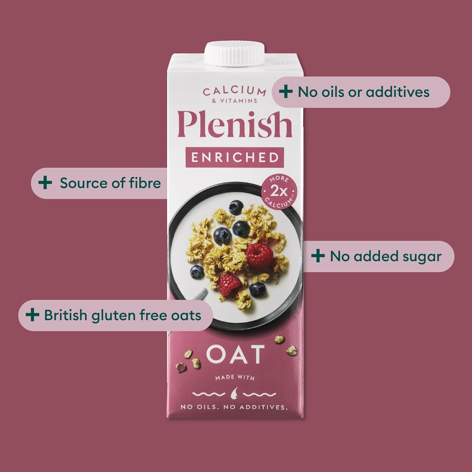 sustainable vegan oat milk long life pack